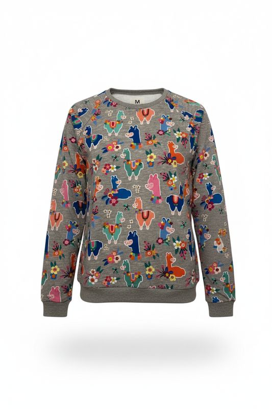 Raglansweatshirt Alpaka