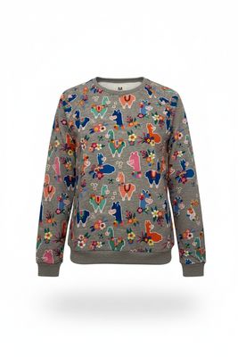 Raglansweatshirt Alpaka