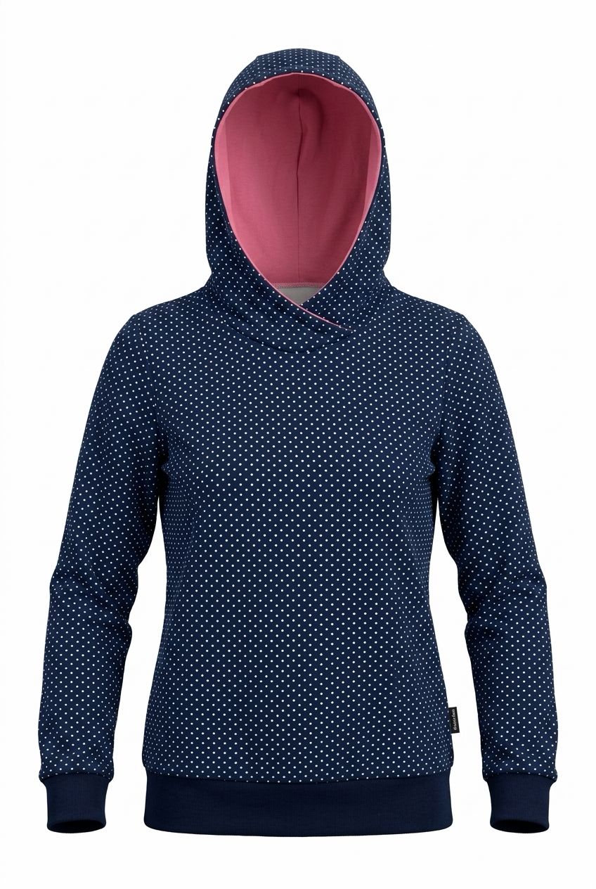 Kapuzenpulli Punkte Kapuzenpulli Punkte