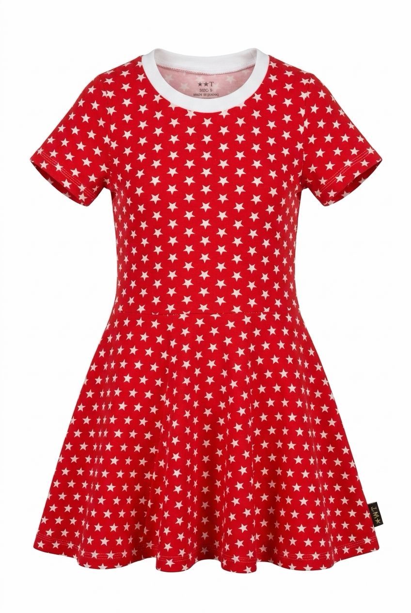 Kleid red stars