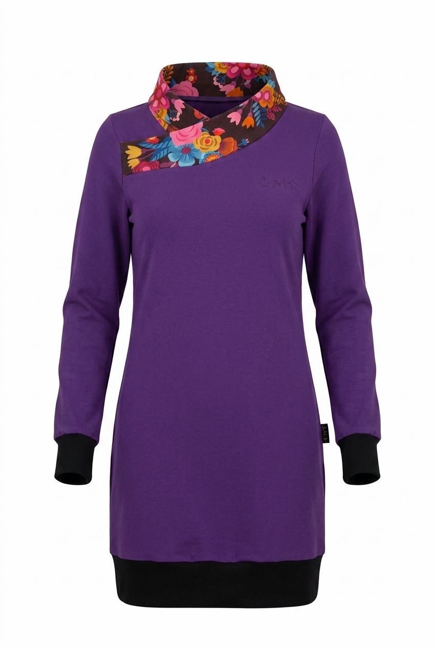 Sweatshirtkleid purple