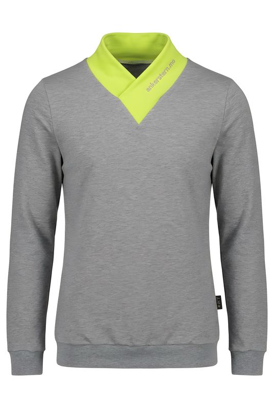 Pullover V-Kragen lime