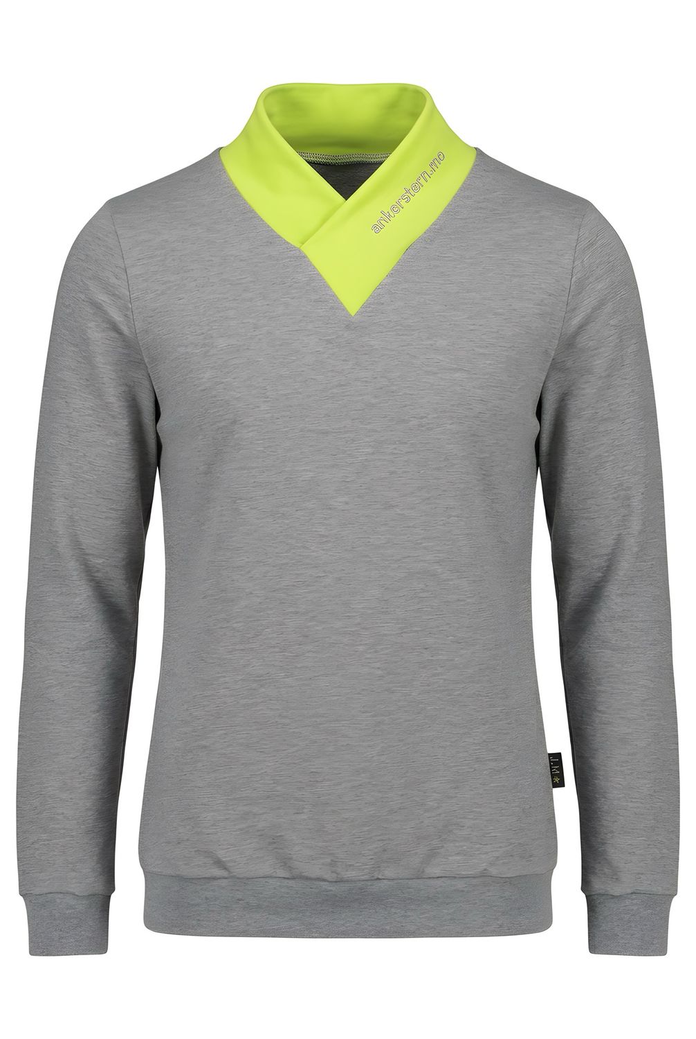 Pullover V-Kragen lime