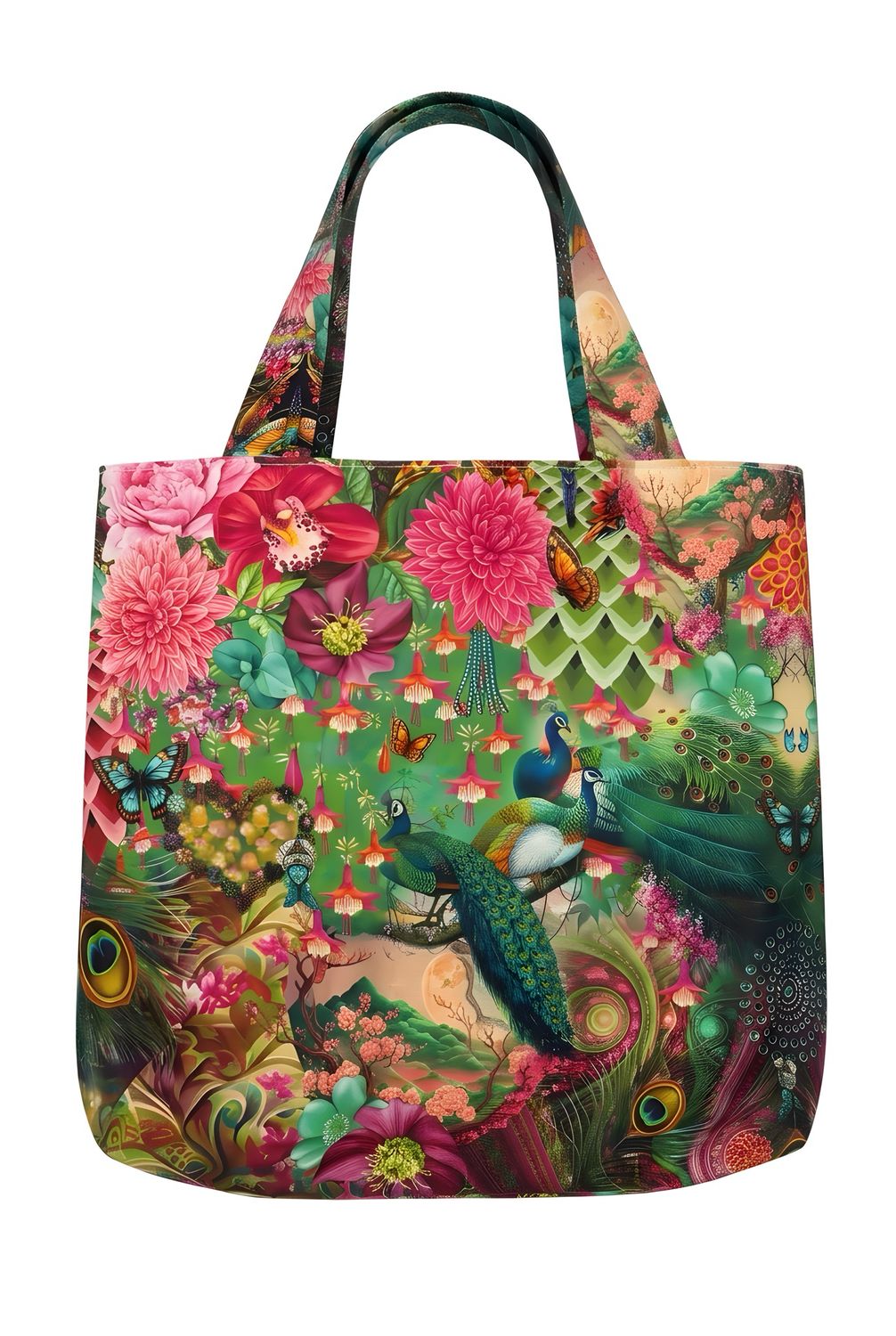 Wendetasche Flower Pfau Wendetasche Flower Pfau