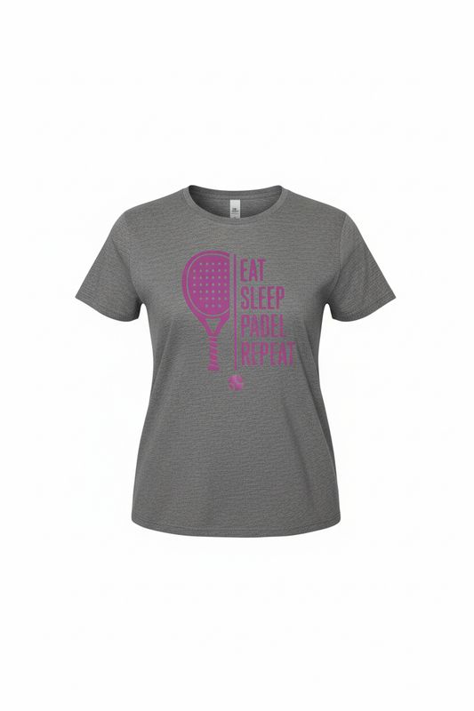 Tshirt eat sleep repeat ladies