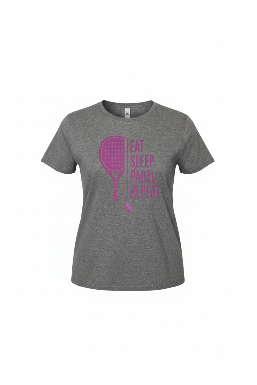 Tshirt eat sleep repeat ladies