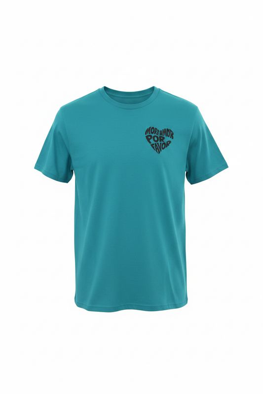 Tshirt MORE AMOR POR FAVOR jade Dome