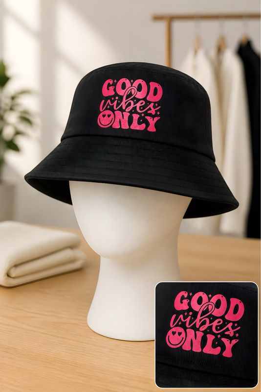 Bucket Hat GOOD VIBES ONLY