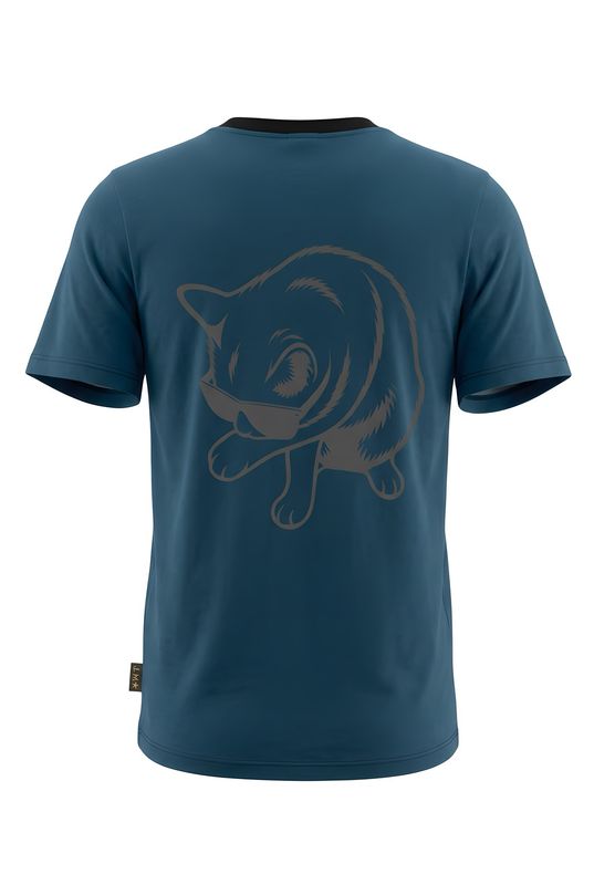 Tshirt Katzer. Denim.
