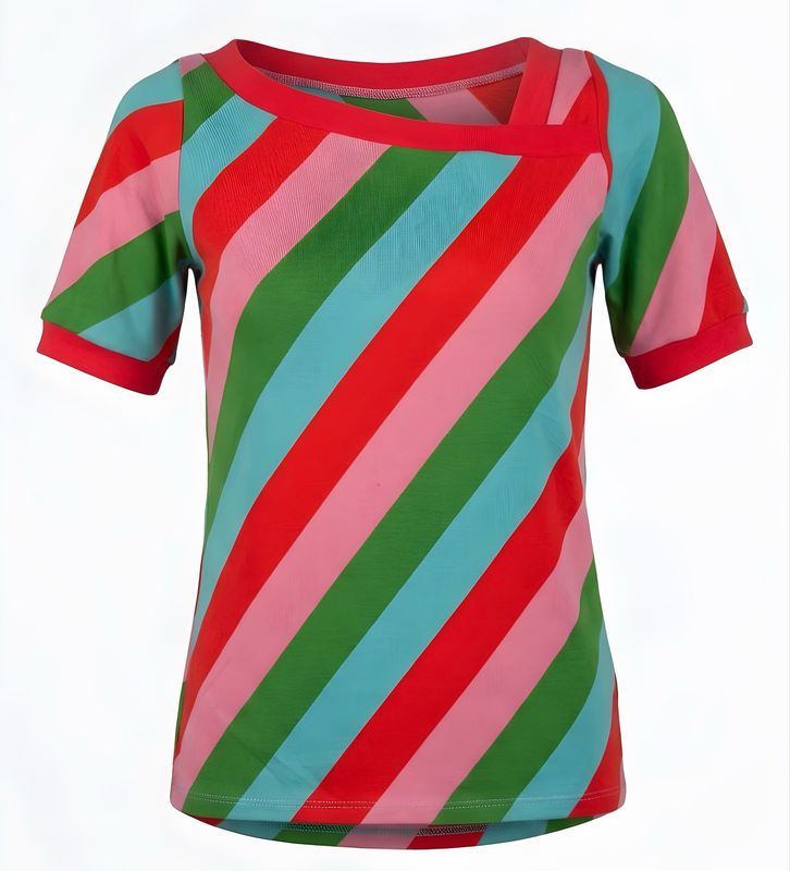Shirt Candy Stripes Twist