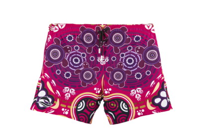 Violett Turtle Badeshort