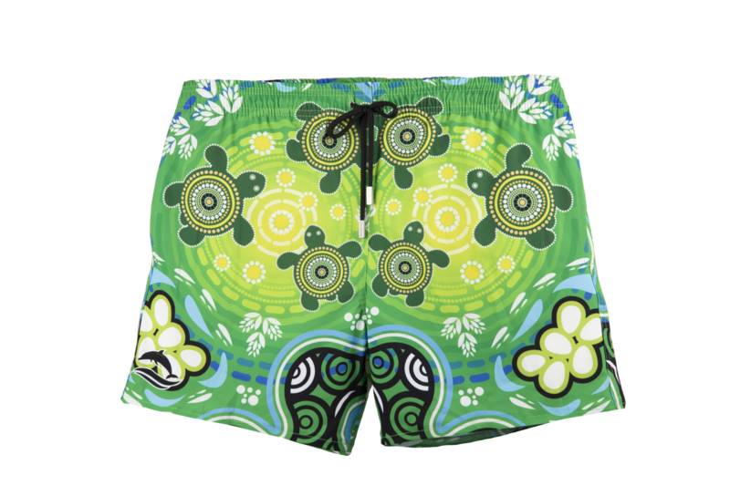 Green Turtles Badeshort