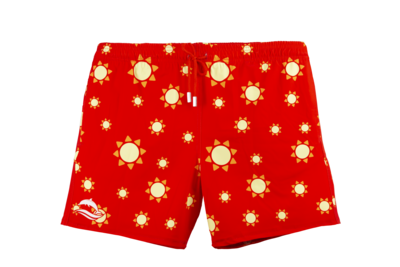Sonne Rot Badeshort