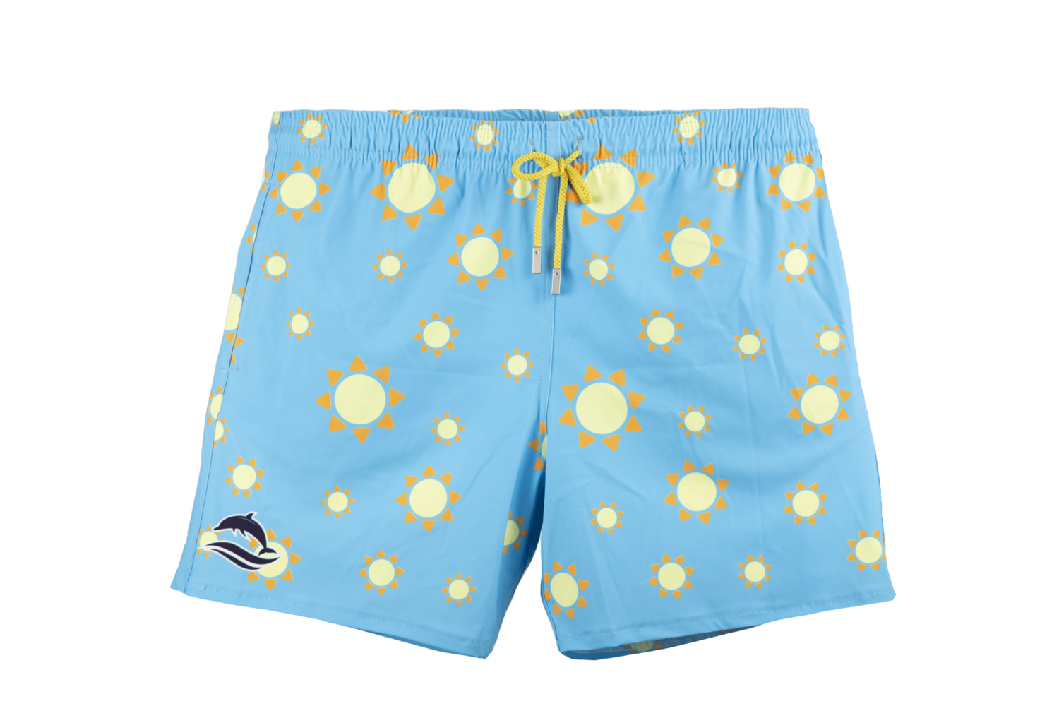 Sonne Hellblau Badeshort