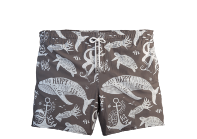 Happy Sea Grey Badeshort