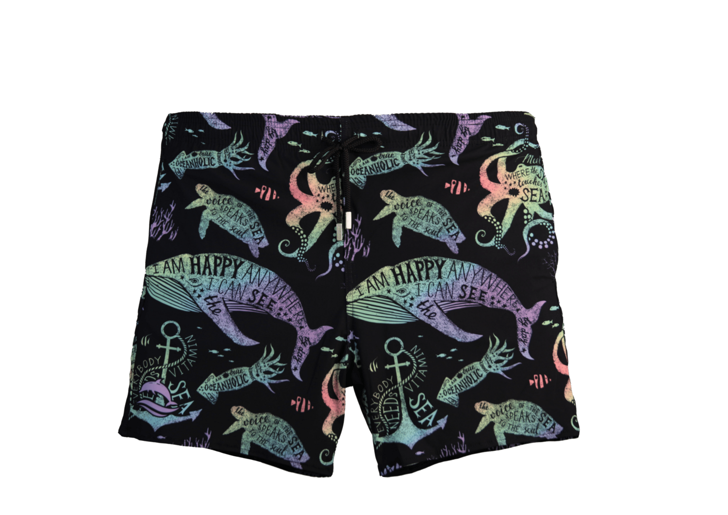Happy Sea Black Badeshort