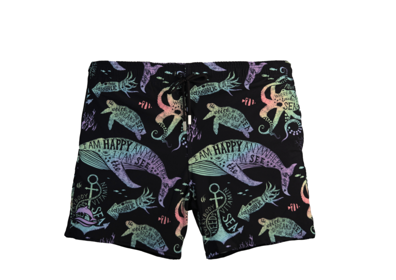 Happy Sea Black Badeshort