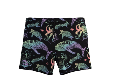 Happy Sea Black Badeshort
