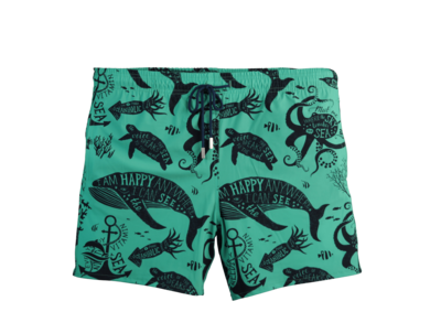 Happy Sea Green Badeshort