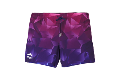 Polygon Farbig Badeshort