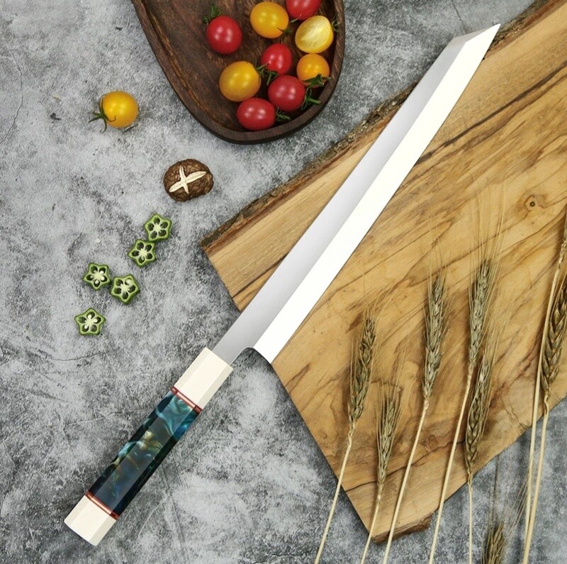 Resin and Ivory Sushimi (Blue)