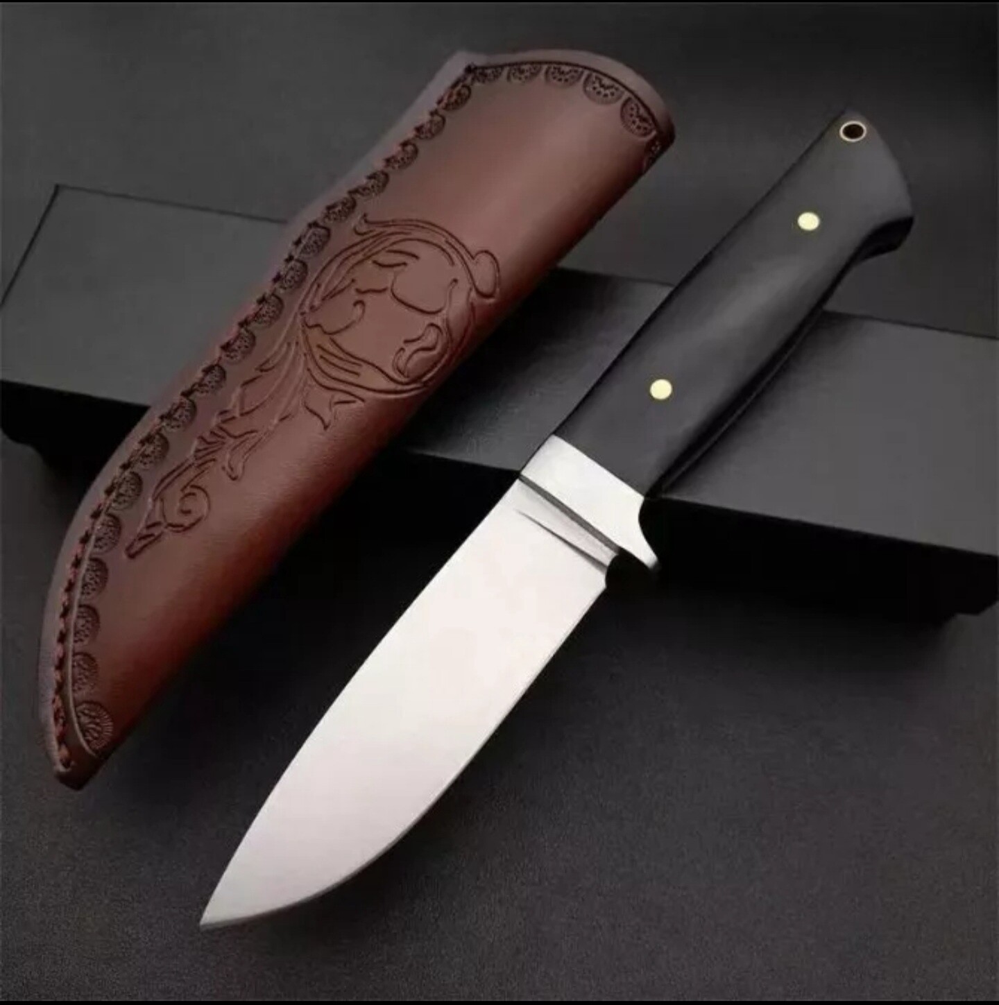 D2 Drop point Ebony