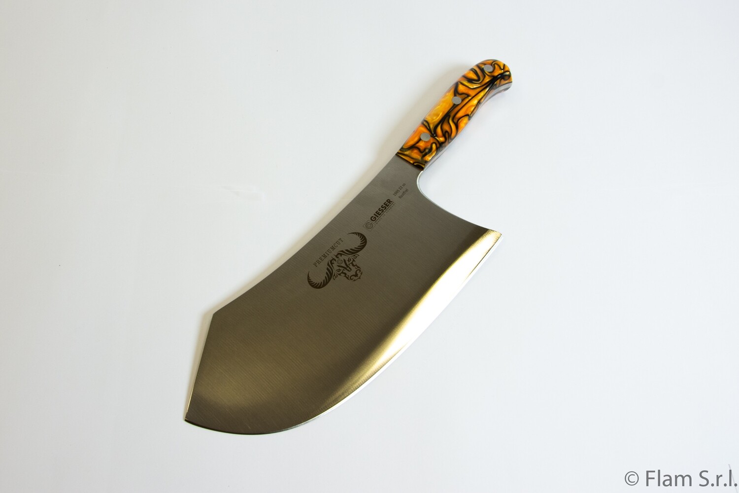 Giesser, Premium Cut, Butcher No. 1 Coltello da Chef, Spicy Orange, 22 cm