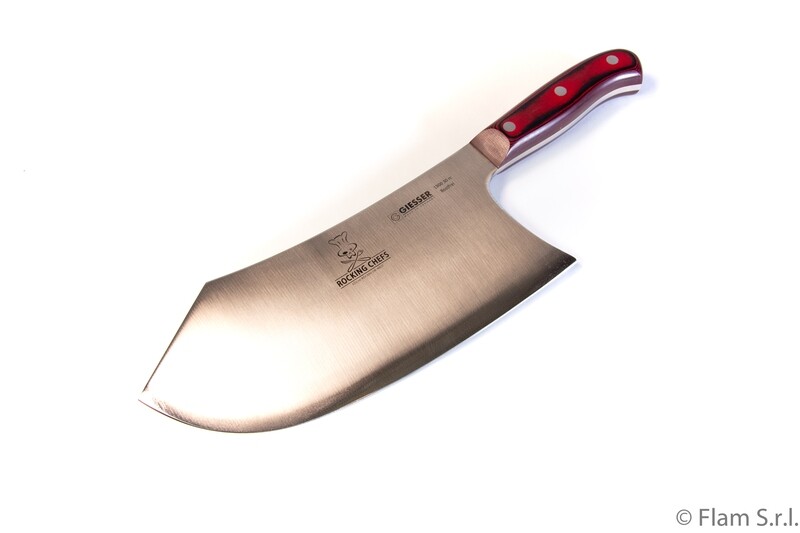Giesser, Premium Cut, Butcher No. 1 Coltello da Chef, Rocking Chef, 22 cm
