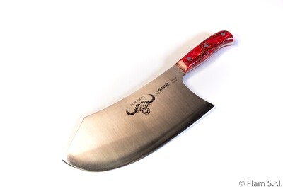 Giesser, Premium Cut, Butcher No. 1 Coltello da Chef, Red Diamond, 22 cm