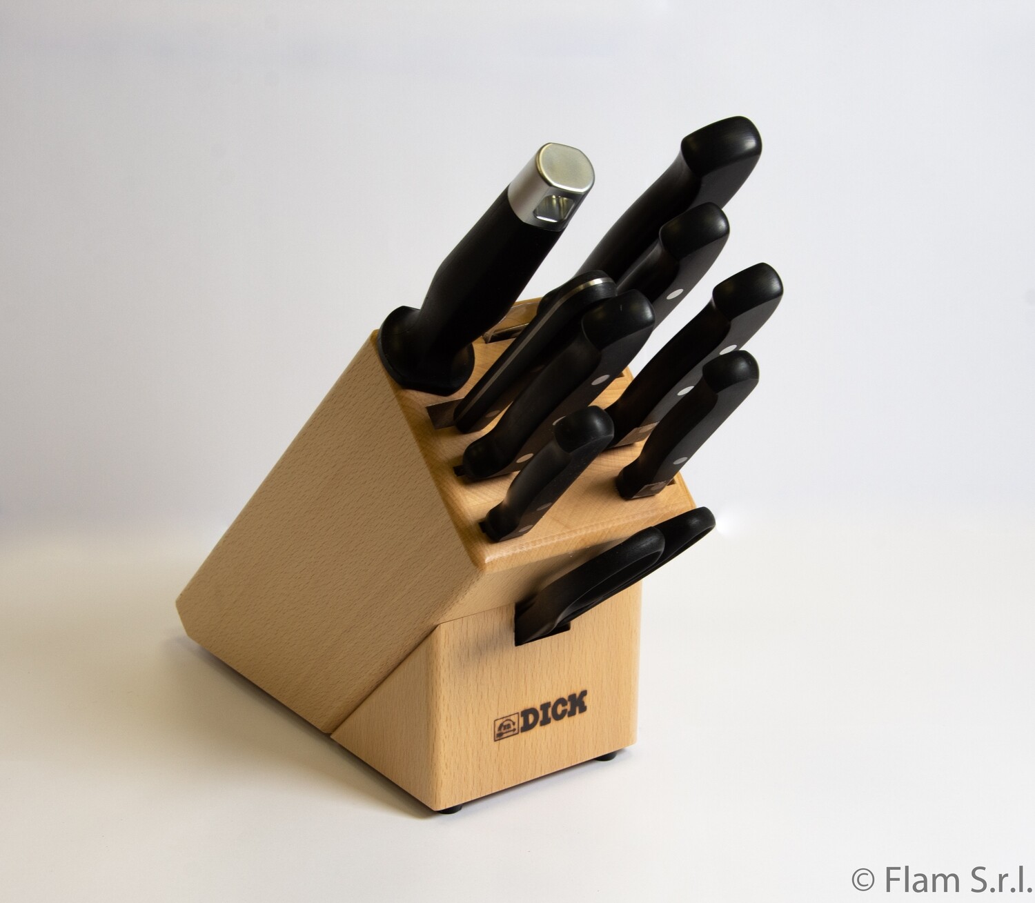 F. Dick, Ceppo di legno, Superior, 9-pezzi