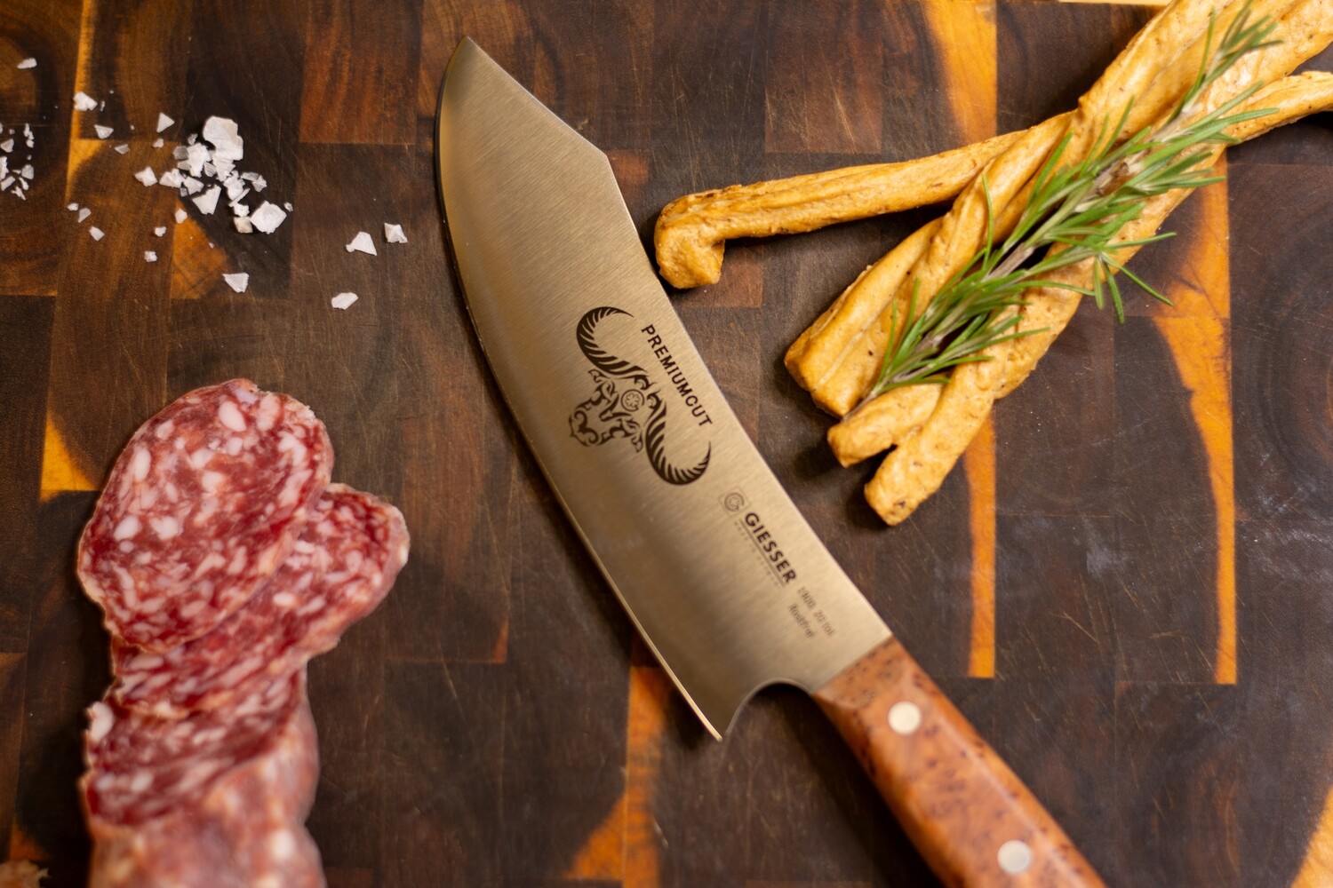 Giesser, Premium Cut, Chefs No. 1 Kochmesser, Tree of life, 20 cm