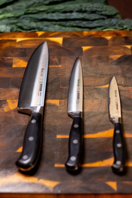 Giesser, BestCut, Set 3 coltelli, nero