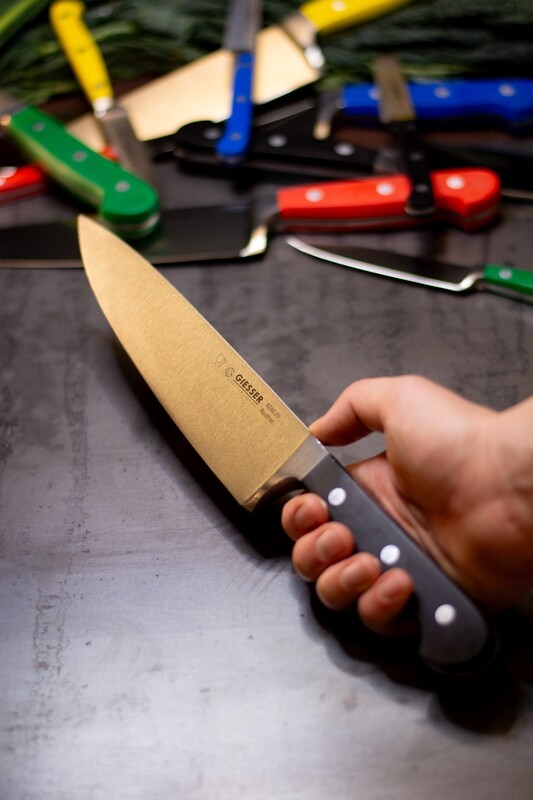 Giesser, Classic, Coltello da chef, nero, 20 cm