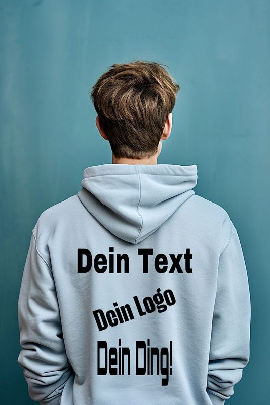 Hoodie bedruckt mit Deinem Logo Hoodie bedruckt mit Deinem Logo