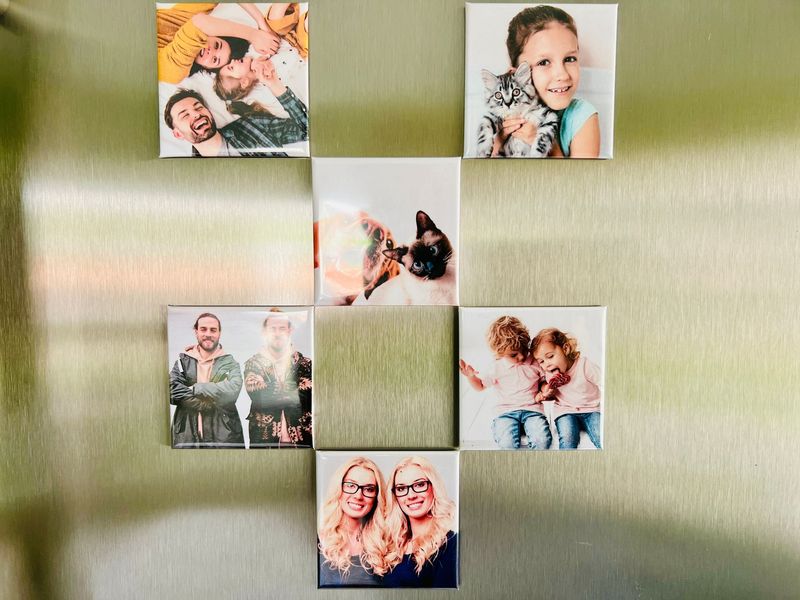 Kühlschrank Magnet quadratisch