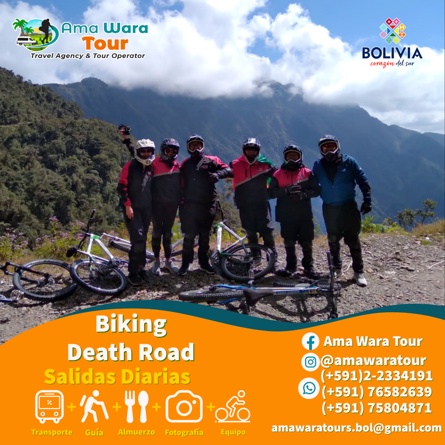 BIKING DEATH ROAD