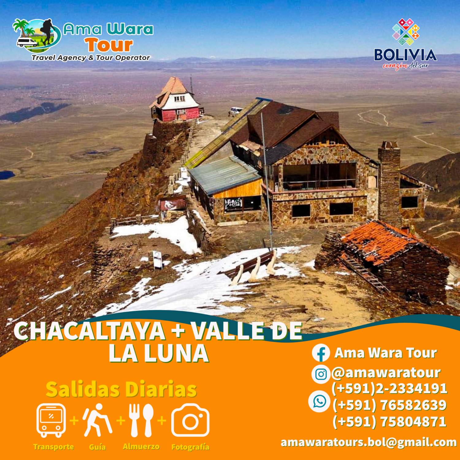 CHACALTAYA + VALLE DE LA LUNA