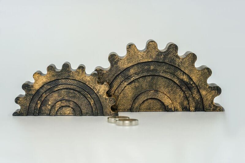 Tiny Zahnrad halb mit Magnet