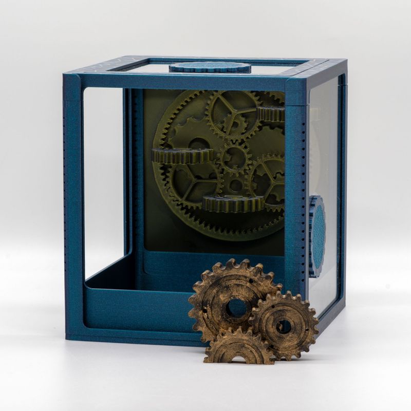 Tiny House Komplett-Set mit Terrariumrückwand Steampunk edition