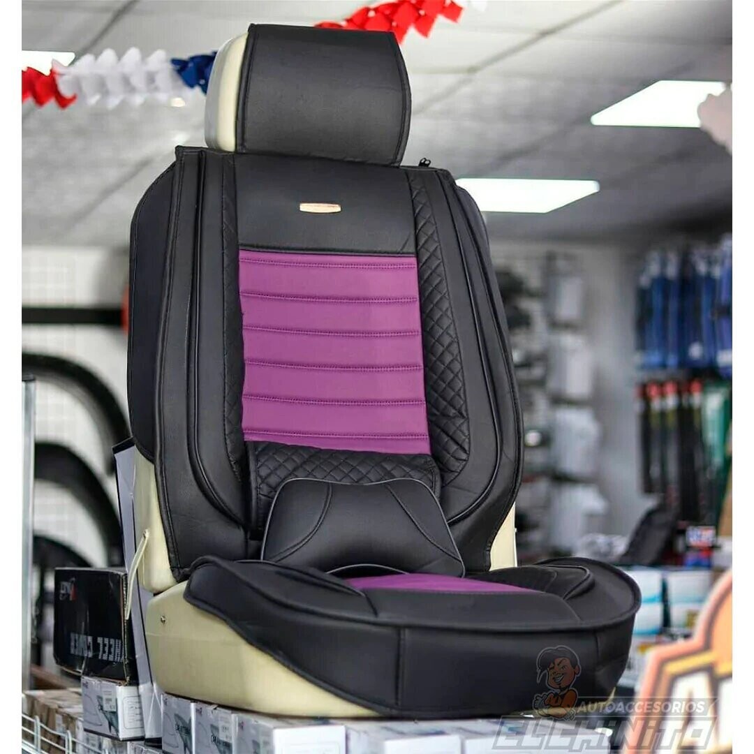 FORRO. asiento morado cuerina