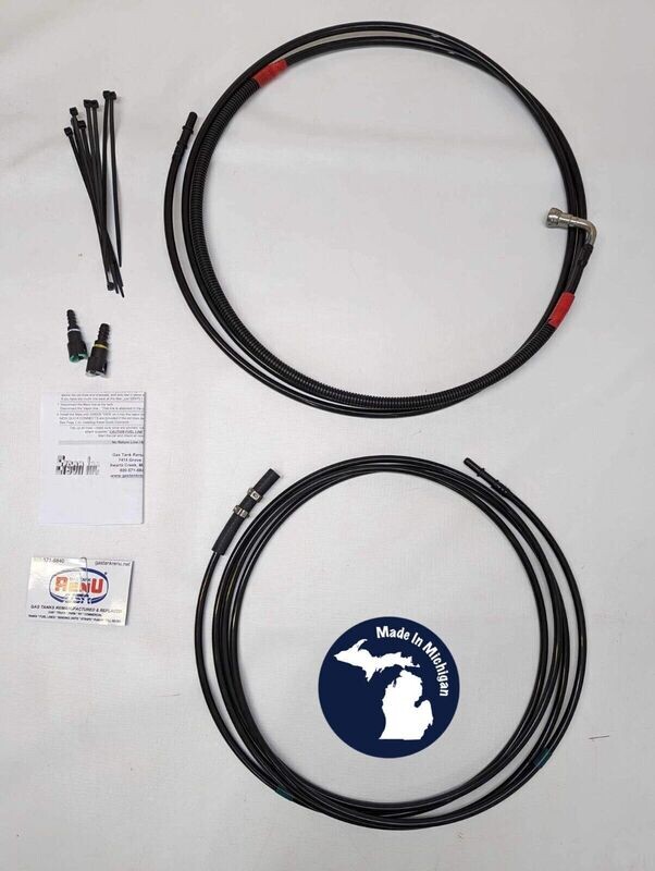 2006-2010 Chevy Impala 3.5L Nylon fuel line set tank to motor