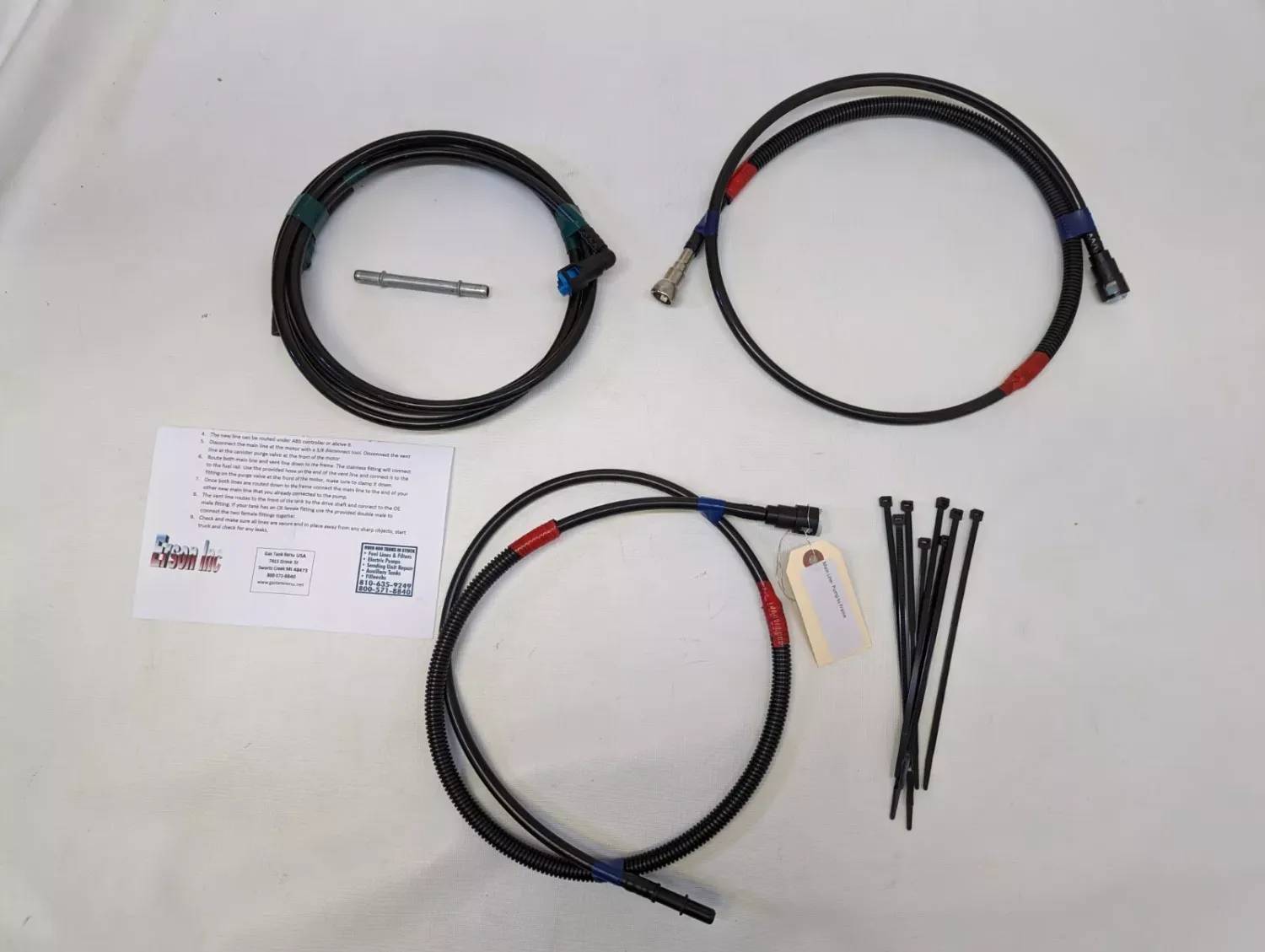 2004-2007 Tahoe, Yukon, Escalade Nylon Fuel Line Set Tank To Motor FL-FG0816