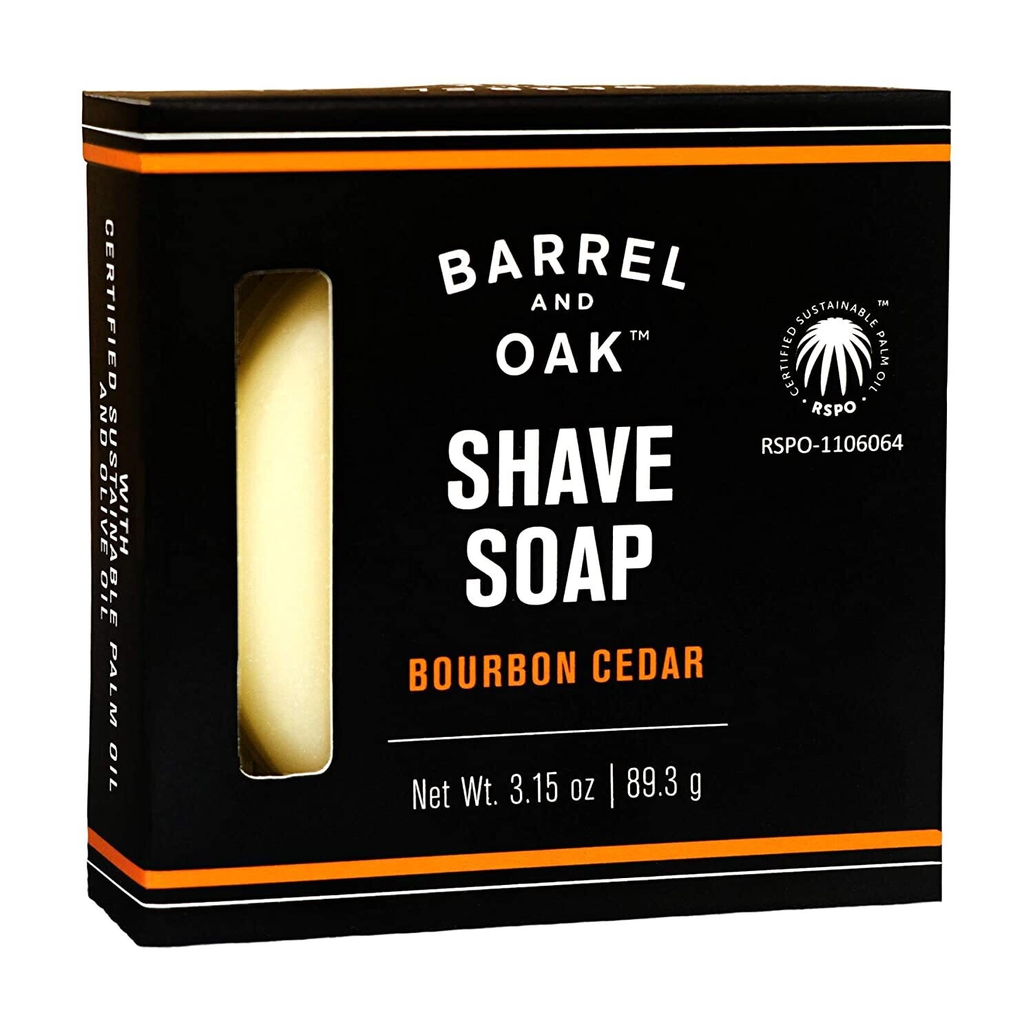 Barrel And Oak Bourbon Cedar Shave Soap
