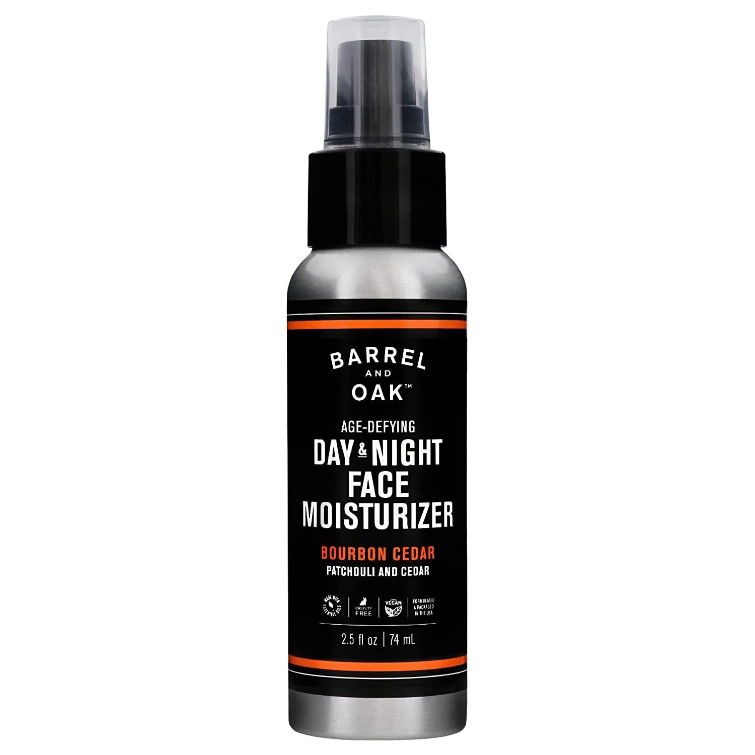 Barrel And Oak Bourbon Cedar Day &amp; Night Face Moisturizer