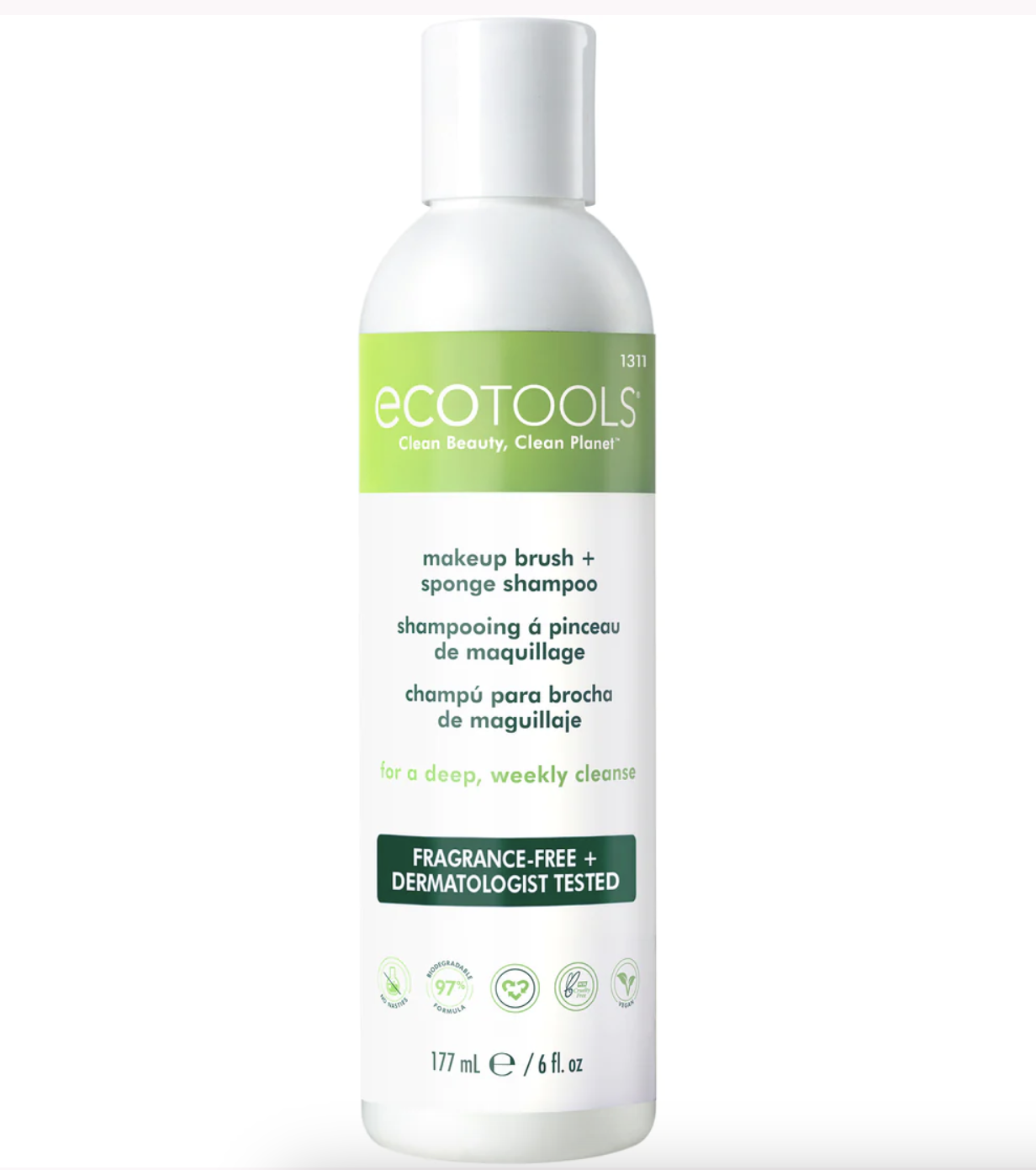 ecoTOOLS Makeup Brush + Sponge Shampoo