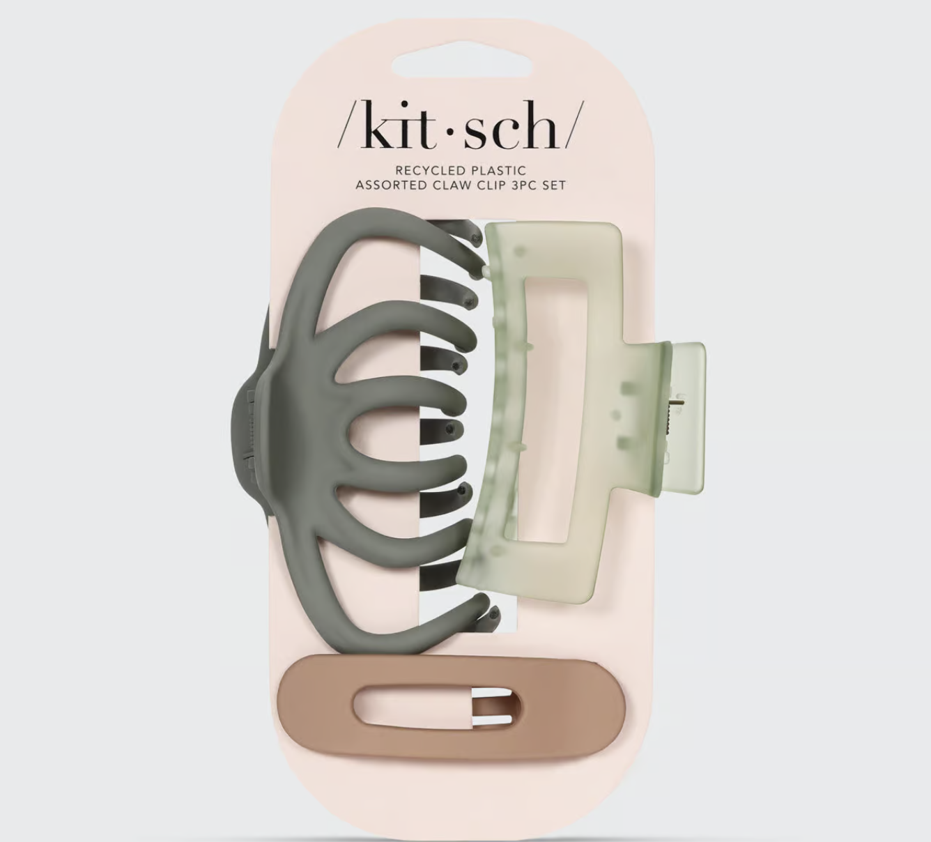 kitsch Assorted Claw Clip 3 Pc Set