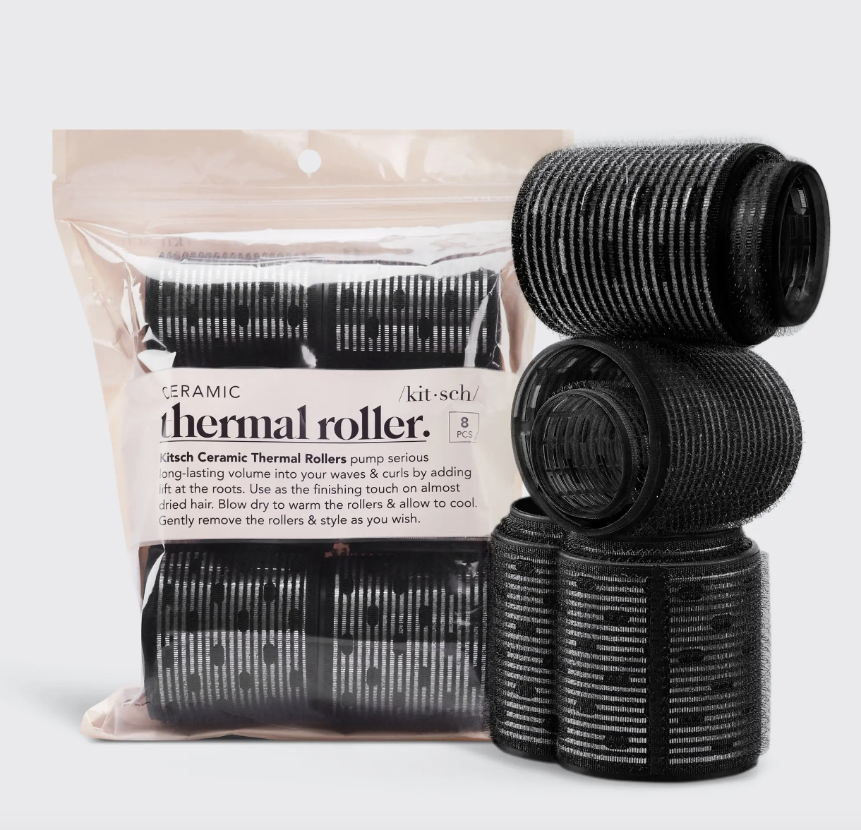 kitsch Ceramic Thermal Roller Set 8pcs