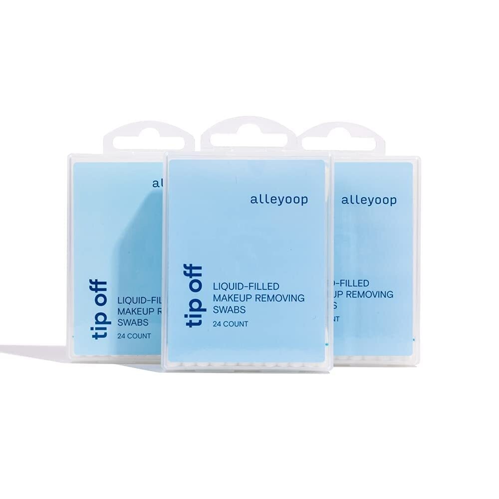 alleyoop - Tip Off - Liquid-Filled Makeup Removing Swabs