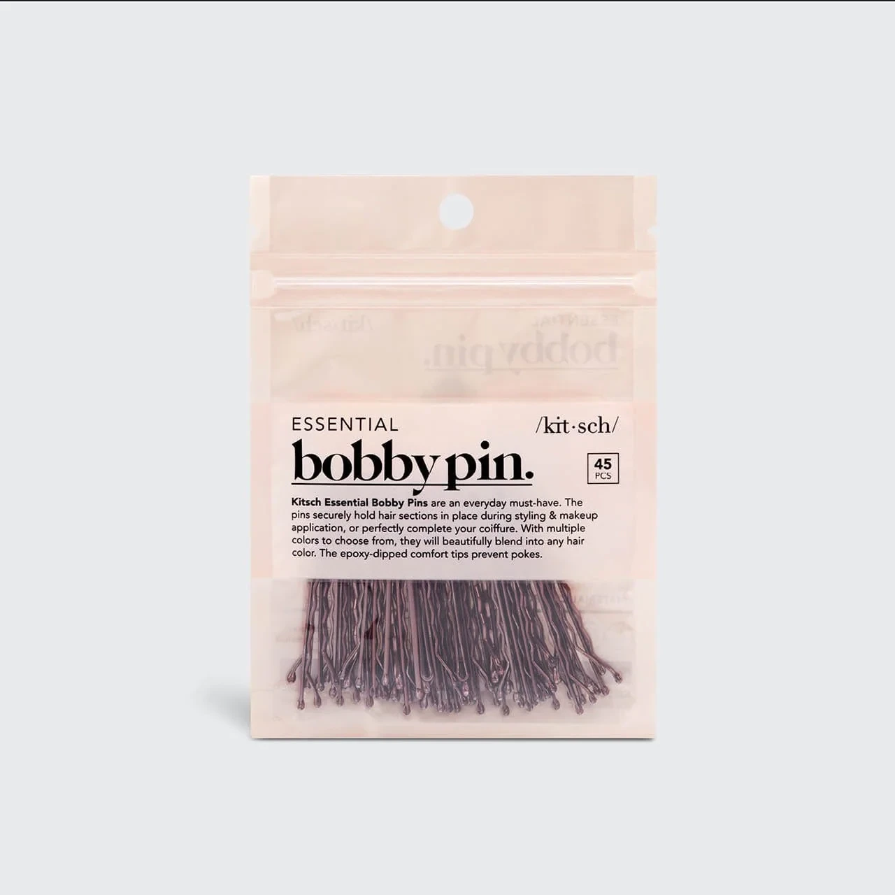 KITSCH - Essential Bobby Pins 45pc - Brown
