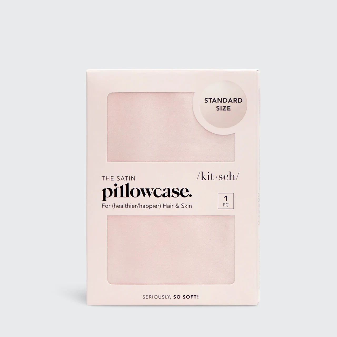 KITSCH - Satin Pillowcase - Blush